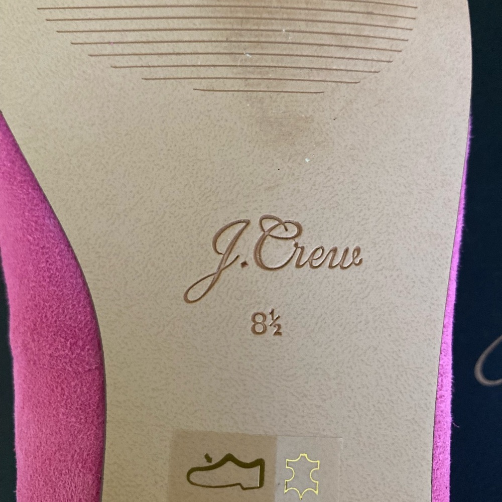 J. Crew Suede Classic Flat NEVER WORN! Only tried on. - Picture 4 of 5